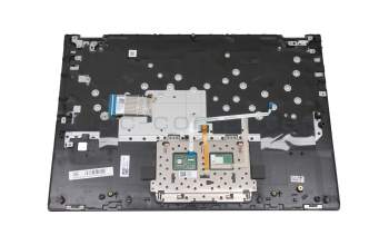 5CB0S17320 original Lenovo keyboard incl. topcase US (english) grey/grey with backlight US International