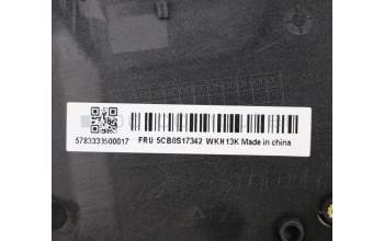 Lenovo 5CB0S17342 COVER Upper case C81N6 PLBLK FPBL SLVN