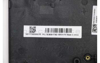 Lenovo 5CB0S17382 COVER Upper case C81N6 PLBLK FPNBL US