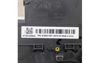 Lenovo 5CB0S17601 C-Cover with keyboard,Switzerland,Black,Backlight,FingerPrint
