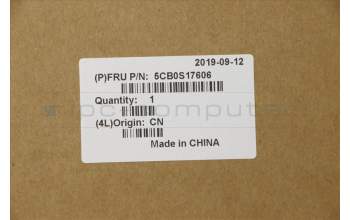 Lenovo 5CB0S17606 C-Abdeckung mit Tastatur, USA – Englisch, Schwarz, Hintergrundbeleuchtung, Fingerabdruck