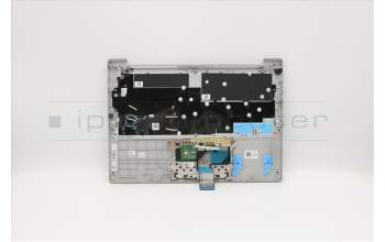 Lenovo 5CB0S18401 C-Abdeckung mit Tastatur, Englisch (US, Euro), Platingrau, Ohne_Hintergrundbeleuchtung