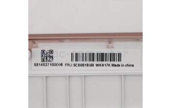 Lenovo 5CB0S18580 COVER Upper Case C81N7 SP BLKB_SLVN