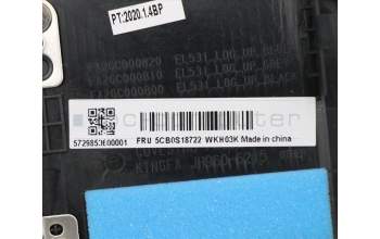 Lenovo 5CB0S18722 COVER Upper case C81N8 BLK BLKB_US