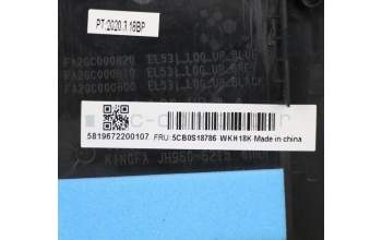 Lenovo 5CB0S18786 COVER Upper case C81N8 BLU BLKB_US