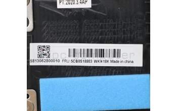 Lenovo 5CB0S18803 COVER Upper case C81N8 BLU BLKB_NORDI