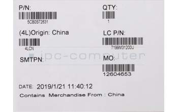 Lenovo 5CB0S72631 COVER Upper Case ASM_BU L 81C4 IG