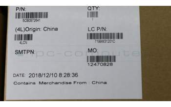 Lenovo 5CB0S72641 COVER Upper Case ASM_IT L 81C4 MC