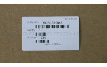 Lenovo 5CB0S72847 C-Abdeckung mit Tastatur, USA – Englisch, Grau, Ohne_Hintergrundbeleuchtung