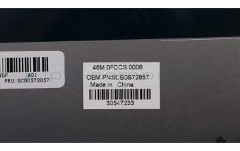 Lenovo 5CB0S72857 COVER Lower Case W 81J0 IG W/T-PAD
