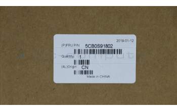 Lenovo 5CB0S91802 COVER Upper Case L 81LB WH W/KB BL US