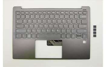 Lenovo 5CB0S95083 C-Abdeckung mit Tastatur, USA – Englisch, Eisengrau, Hintergrundbeleuchtung