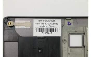 Lenovo 5CB0S95083 C-Abdeckung mit Tastatur, USA – Englisch, Eisengrau, Hintergrundbeleuchtung