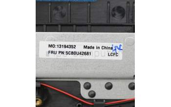 Lenovo 5CB0U42681 C-Abdeckung mit Tastatur, USA – Englisch, Eisengrau, Ohne_Hintergrundbeleuchtung