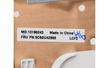 Lenovo 5CB0U42888 C-Cover with keyboard,USA English,White,Non_Backlight