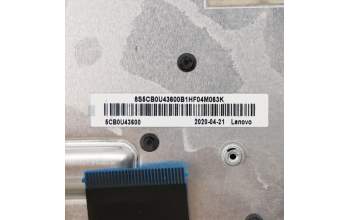 Lenovo 5CB0U43600 C-Cover with keyboard, UK English, Dark Orchid, Non-Backlight, Non-Fingerprint, UK