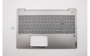 Lenovo 5CB0U43615 C-Abdeckung mit Tastatur, Englisch (US, Euro), Mineralgrau, Hintergrundbeleuchtung