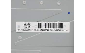 Lenovo 5CB0U43705 COVER Upper Case ASM C 81T9 w/BL KB USA