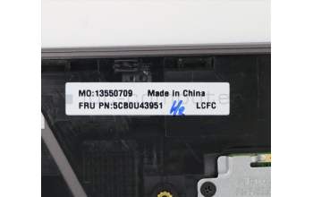 Lenovo 5CB0U43951 COVER Upper Case ASM_US INTEL81TC IG