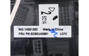 Lenovo 5CB0U43981 COVER Upper Case ASM_UK L 81TC MC