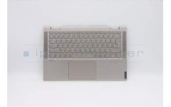 Lenovo 5CB0U43987 C-Cover with keyboard, Belgian, Mica, UK
