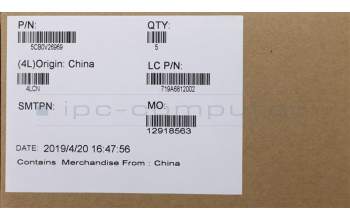 Lenovo 5CB0V26969 COVER Hinge Cover L 81EK LL-BU