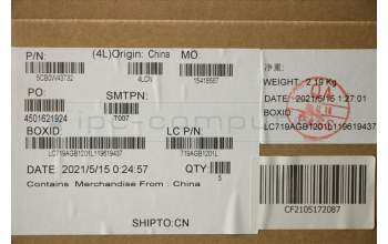 Lenovo 5CB0W43732 COVER Upper Case ASM_ND L81XA LIGSRAL