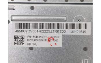 Lenovo 5CB0W43910 COVER Upper Case ASM_PO W 81VS PG