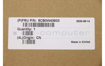 Lenovo 5CB0W43933 COVER Upper Case ASM_IT W 81VS PG
