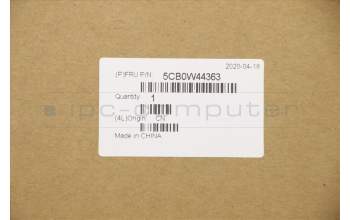 Lenovo 5CB0W44363 COVER Upper Case20RV FP_MGR_BL_ POR