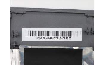 Lenovo 5CB0W44406 C-Cover with keyboard, Arabic, Mineral Grey, Non-Backlight, Fingerprint, US