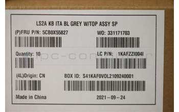 Lenovo 5CB0X55827 COVER Upper Case ASM_IT Q82AA GY