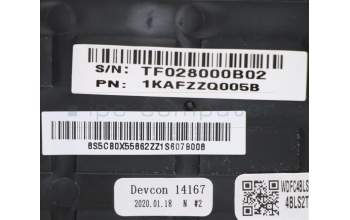 Lenovo 5CB0X55862 C-Abdeckung mit Tastatur, Arabisch, Grau