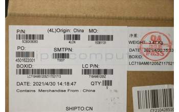 Lenovo 5CB0X56363 COVER Upper Case ASM_FR L81YK NBLNFPGG