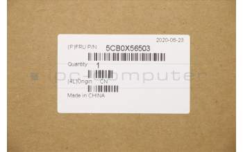 Lenovo 5CB0X56503 C-Abdeckung mit Tastatur, Deutsch, Platingrau, Nicht_beleuchtet, Ohne_Fingerabdruckscanner