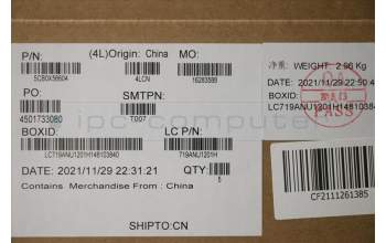 Lenovo 5CB0X56604 Baugruppe Oberer Gehäuseteil_BE L81WA NFPPGYDIS