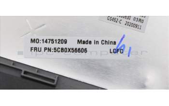 Lenovo 5CB0X56606 COVER Upper Case ASM_SA L81WA NFPPGYDIS