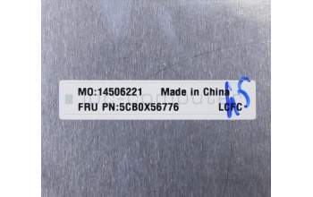 Lenovo 5CB0X56776 COVER Upper Case ASM_UK L81WC NFPABDIS