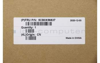 Lenovo 5CB0X56837 C-Cover with keyboard,Italian,Platinum Grey,Non_Backlight,Non_Fingerprint