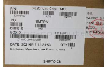 Lenovo 5CB0X57130 COVER Upper Case ASM_SW L82C4 IGTEX