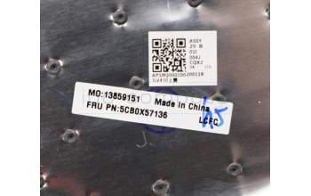 Lenovo 5CB0X57136 COVER Upper Case ASM_US L82C4 IGTEX