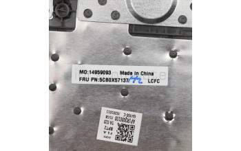 Lenovo 5CB0X57137 COVER Upper Case ASM_CZ-SK L82C4 IGTEX