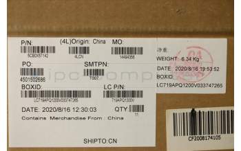 Lenovo 5CB0X57142 COVER Upper Case ASM_FR L82C4 IGTEX