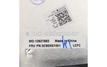 Lenovo 5CB0X57451 COVER Upper Case ASM_TI L81WB NFPBKDIS