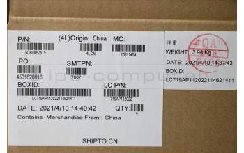 Lenovo 5CB0X57515 COVER Upper Case ASM_KO L81WB FPPGYDIS