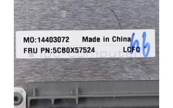 Lenovo 5CB0X57524 C-Cover with keyboard,Hungarian,Platinum Grey,Non_Backlight,Fingerprint