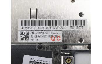 Lenovo 5CB0Y85325 COVER Upper Case ASM_SW BL NFP W81X1PG