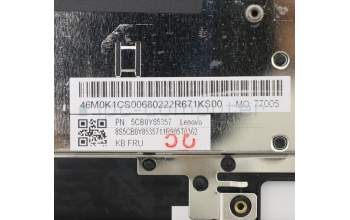 Lenovo 5CB0Y85357 COVER Upper Case ASM_USI NBL NFP W81X1PG