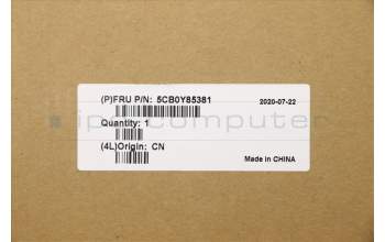 Lenovo 5CB0Y85381 C-Abdeckung mit Tastatur, Griechisch, Platingrau, Hintergrundbeleuchtung, Fingerabdruck