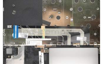 Lenovo 5CB0Y85382 C-Abdeckung mit Tastatur, Hebräisch, Platingrau, Hintergrundbeleuchtung, Fingerabdruck